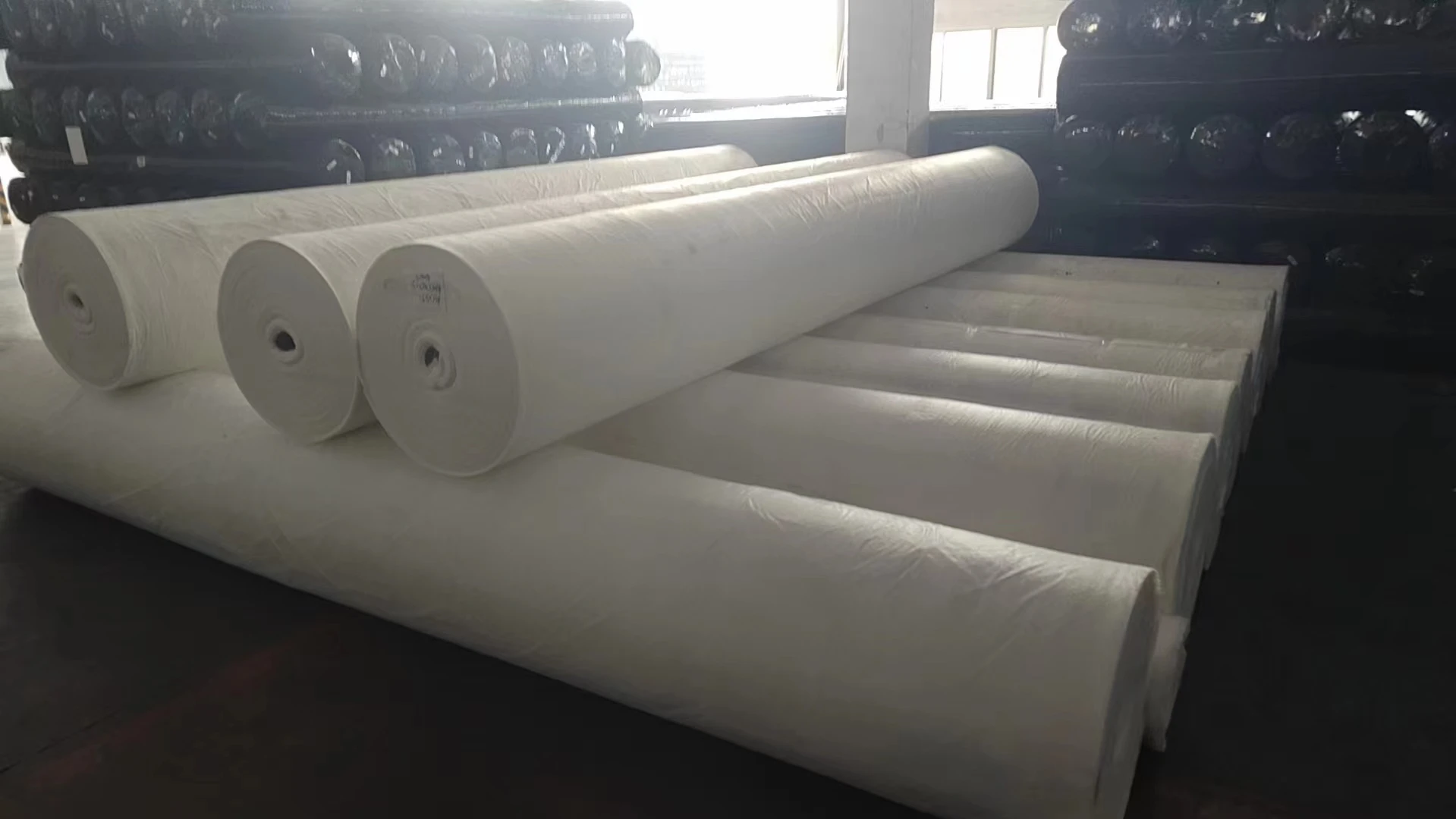 Good heat resistance, frost resistance and aging resistance  geotextile non woven