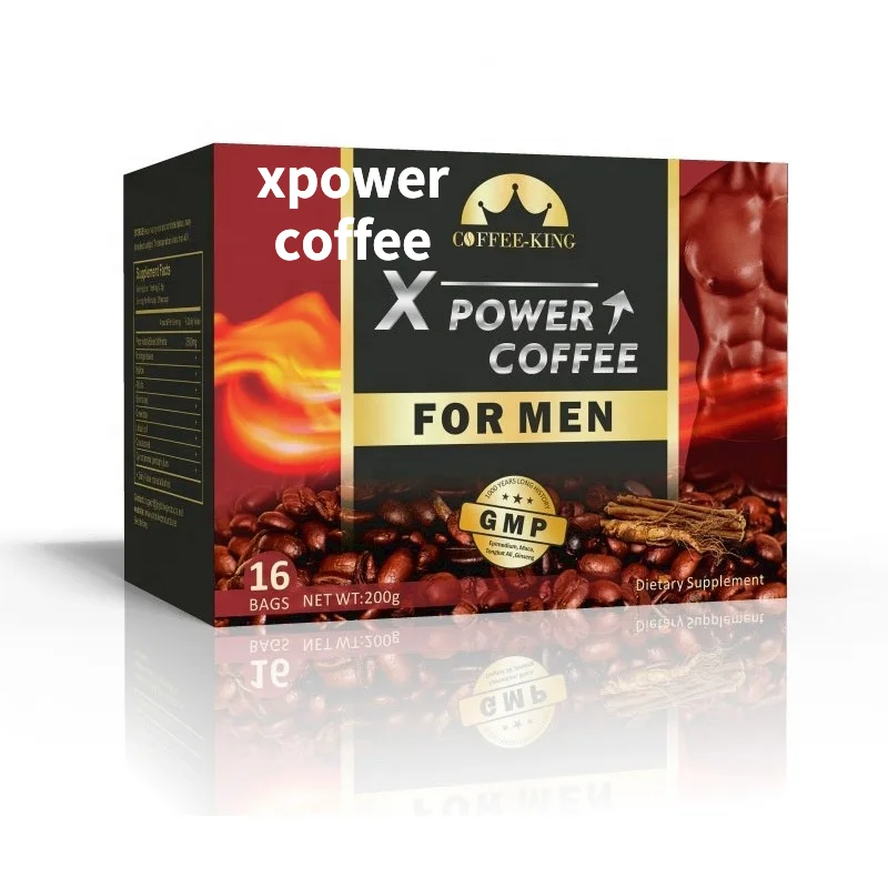 
High quality healthy man power x man power coffee herbal 