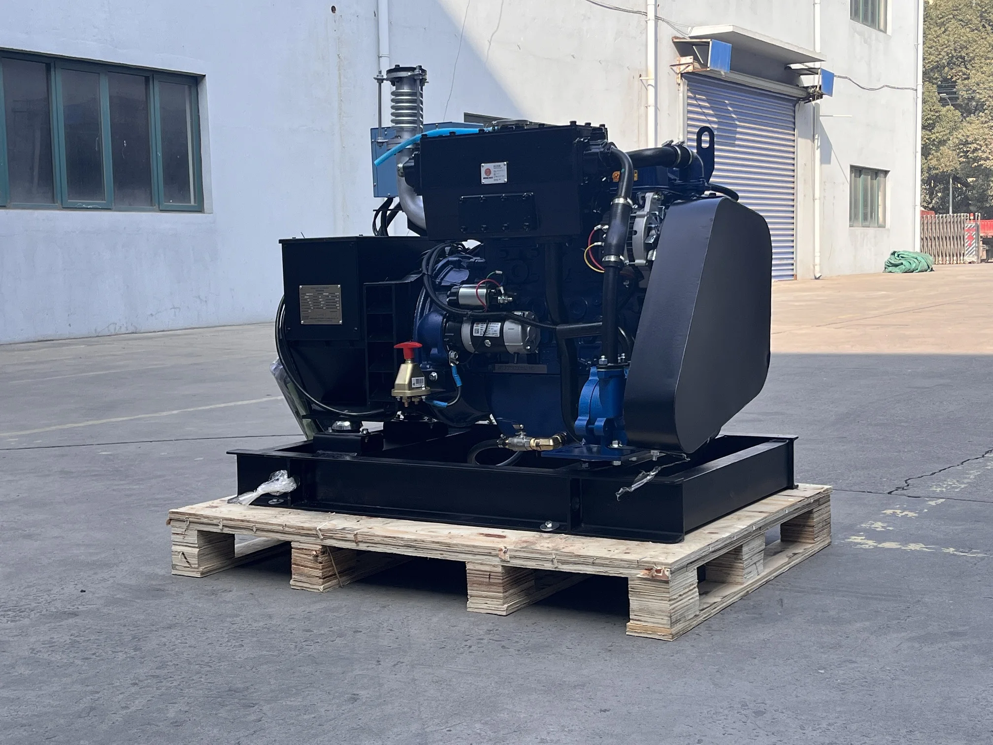 WEICHAI power WP2.3CD25E200 open silent type diesel generator set 25kw China factory manufacturer