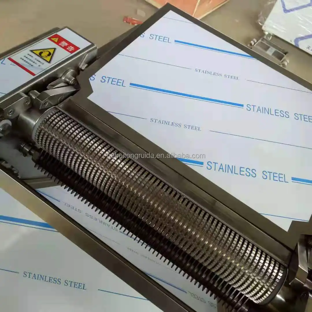 Pig meat pork skin removing / peeling separating machine