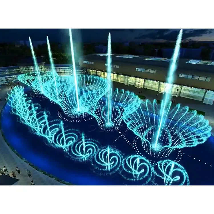 3D Custom Design Musical Dancing Water Fountain for garden lake pool square shopping mall villa