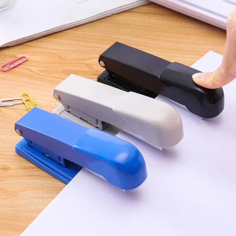 High Quality Business Small desktop Stapler Office Student Plastic Mini heavy-duty 25 Pages Stapler