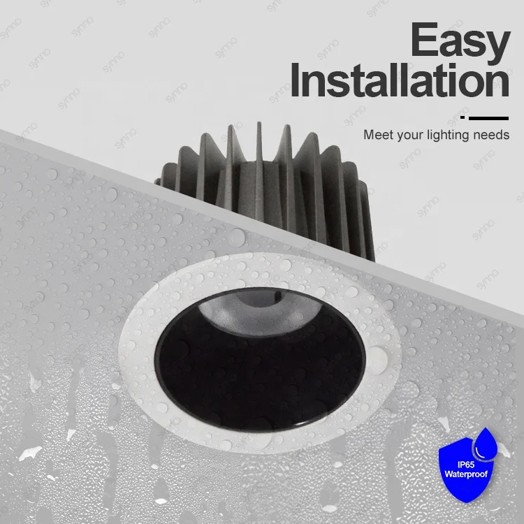 Waterproof IP65 Spotlight Showroom Home Living Room Bedroom Office Aluminum 8w 10w 20w 30w 40w COB Spot Light LED Downlights