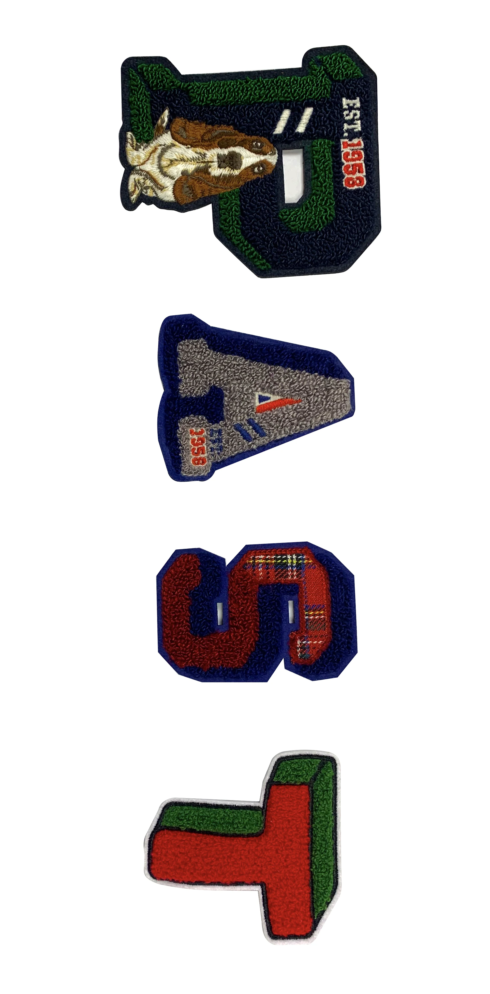 Baseball Major League Team Logo Applique Iron on Chenille Embroidery Patches Costom Embroidered Set for Clothes Caps