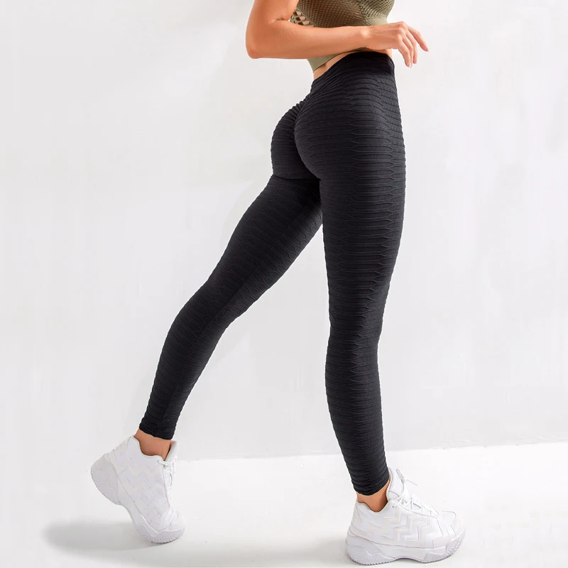 Штаны для йоги с эффектом подтяжки ягодиц и высокой талией