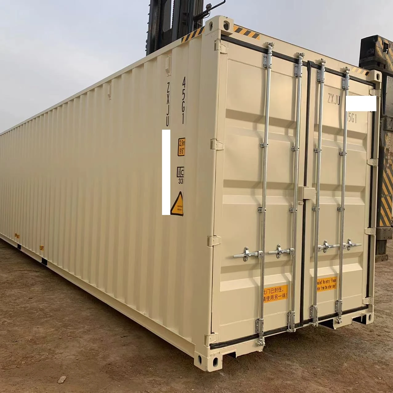 40HC DD double doors high cube Standard oversea cargo shipping and transit dry container
