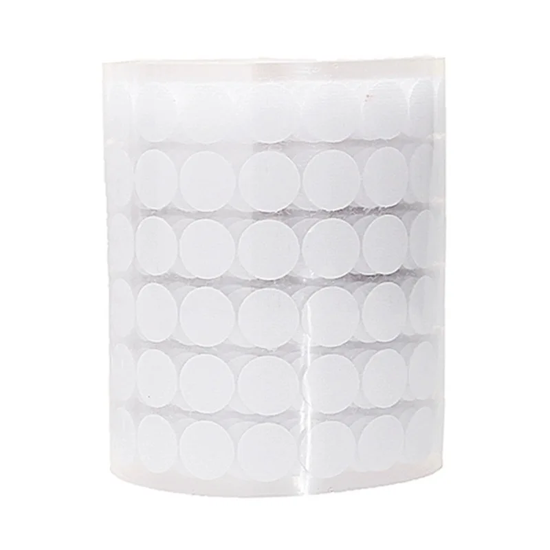 200 pairs dots 3/4 inch (20 mm) diameter strong sticky coin strong glue self-adhesive dot hook and loop tape
