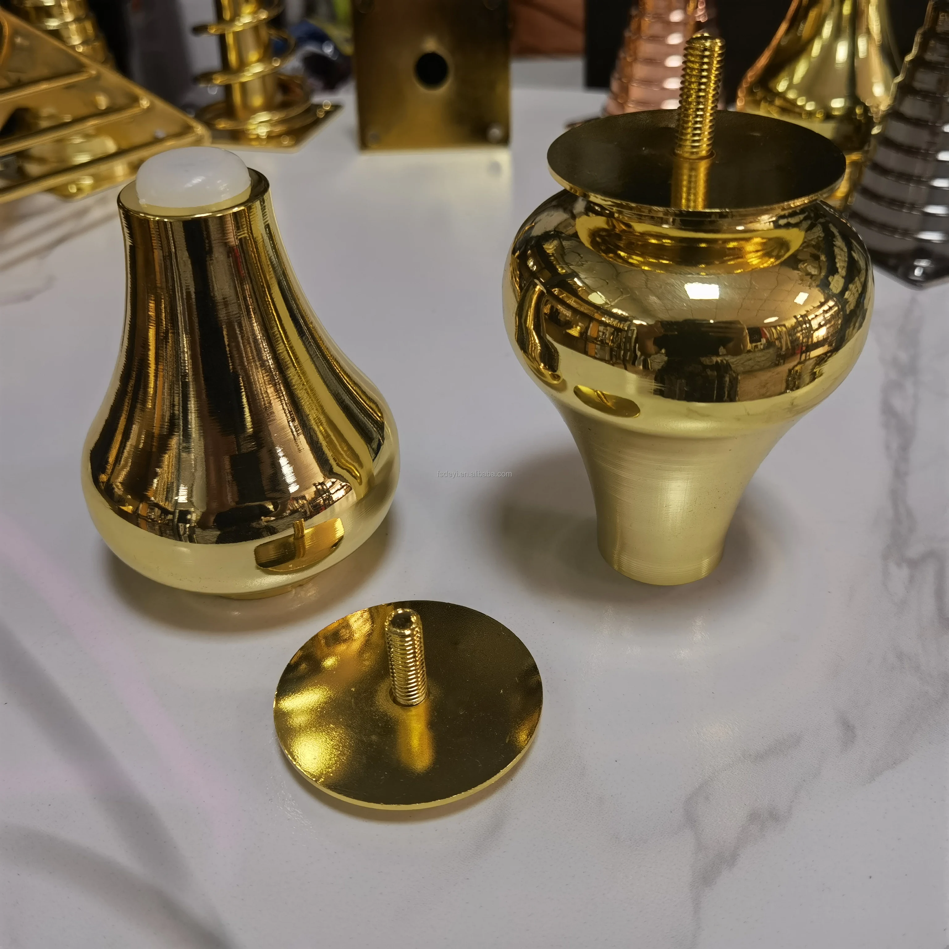 Золотые ножки для мебели, аксессуары для дивана, круглые металлические ножки для мебели, ножки для гостиной, диван, 2022