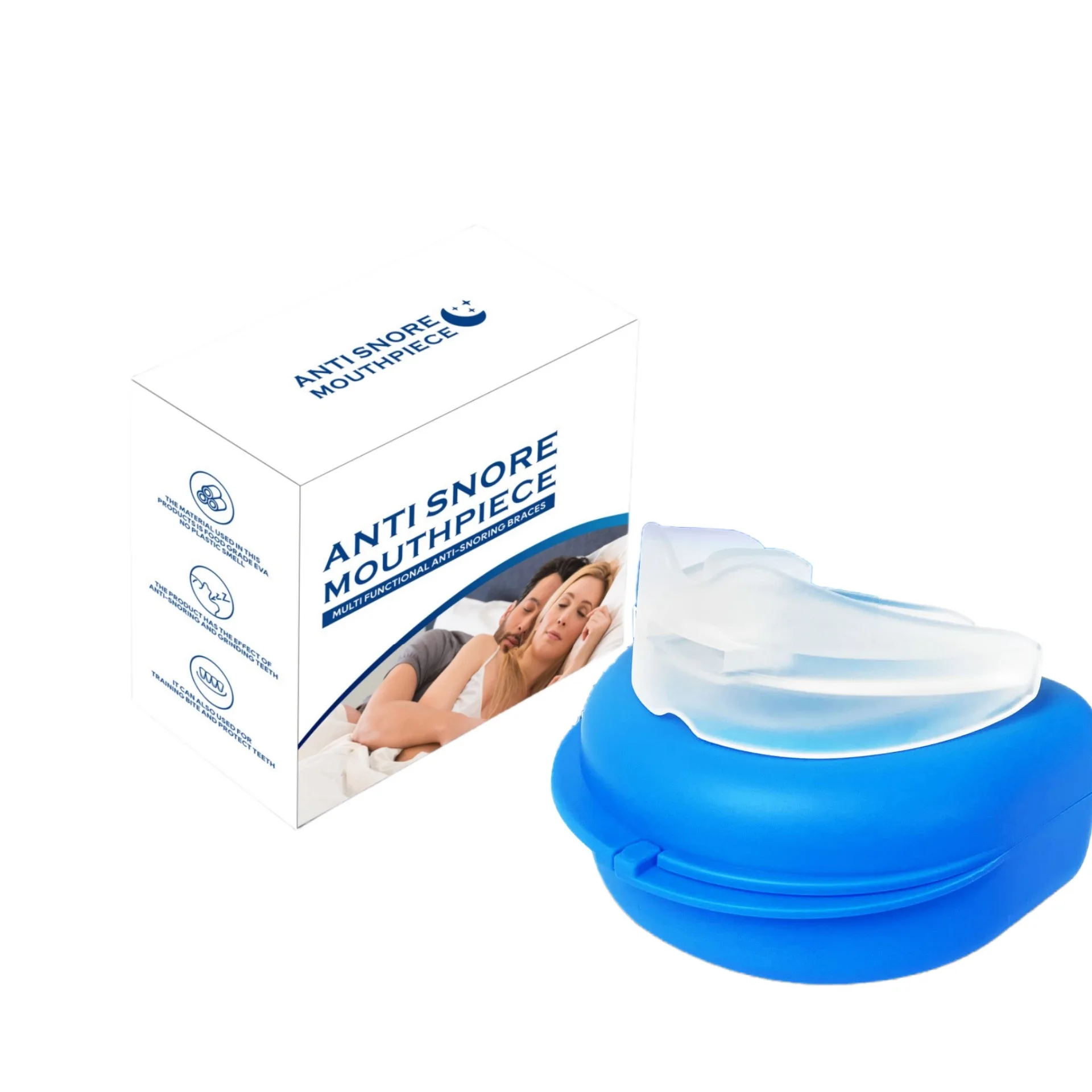 odorless Snoring Mouth Guard Anti Snore Bruxism Sleep Aid Eliminates Stop Teeth Grinding Mouthpiece