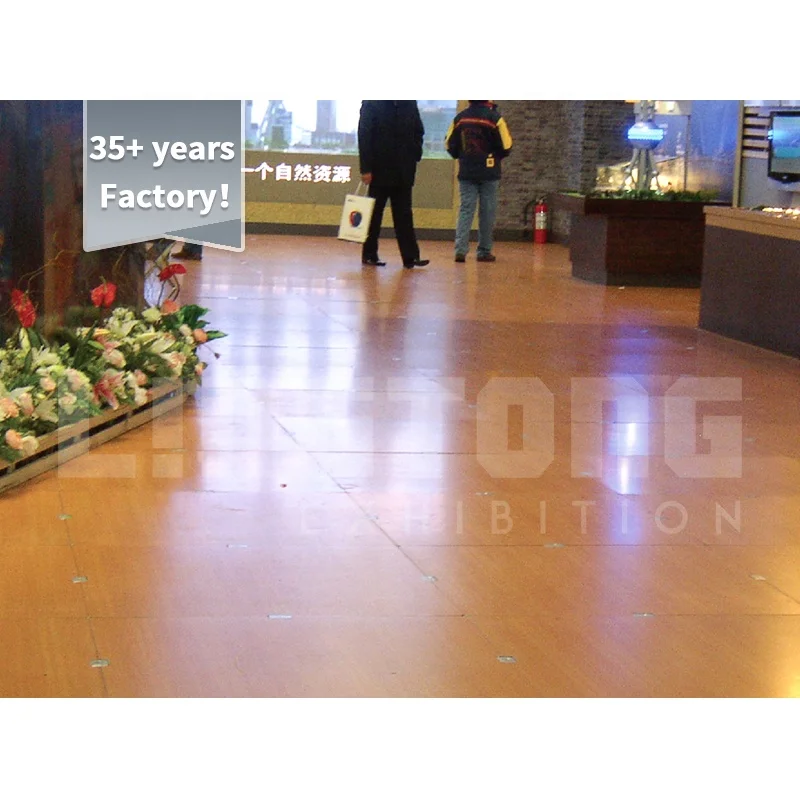 (53) LINGTONG Durable Modern Exhibition Flooring Slope Floor System for Exhibition, Decoration, Display ,Trade Show Booth