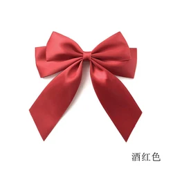 Pre-made Self adhesive Decoration Perfume bottle Pretie Ribbon tie Craft Satin Gift Ribbon Bow for gift package