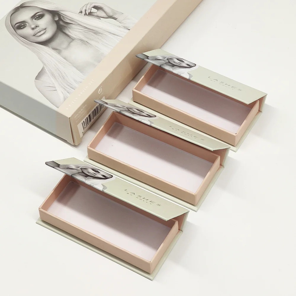 Customized printed personal skin care cosmetic lipstick paper packaging express courier mailer carton boxes