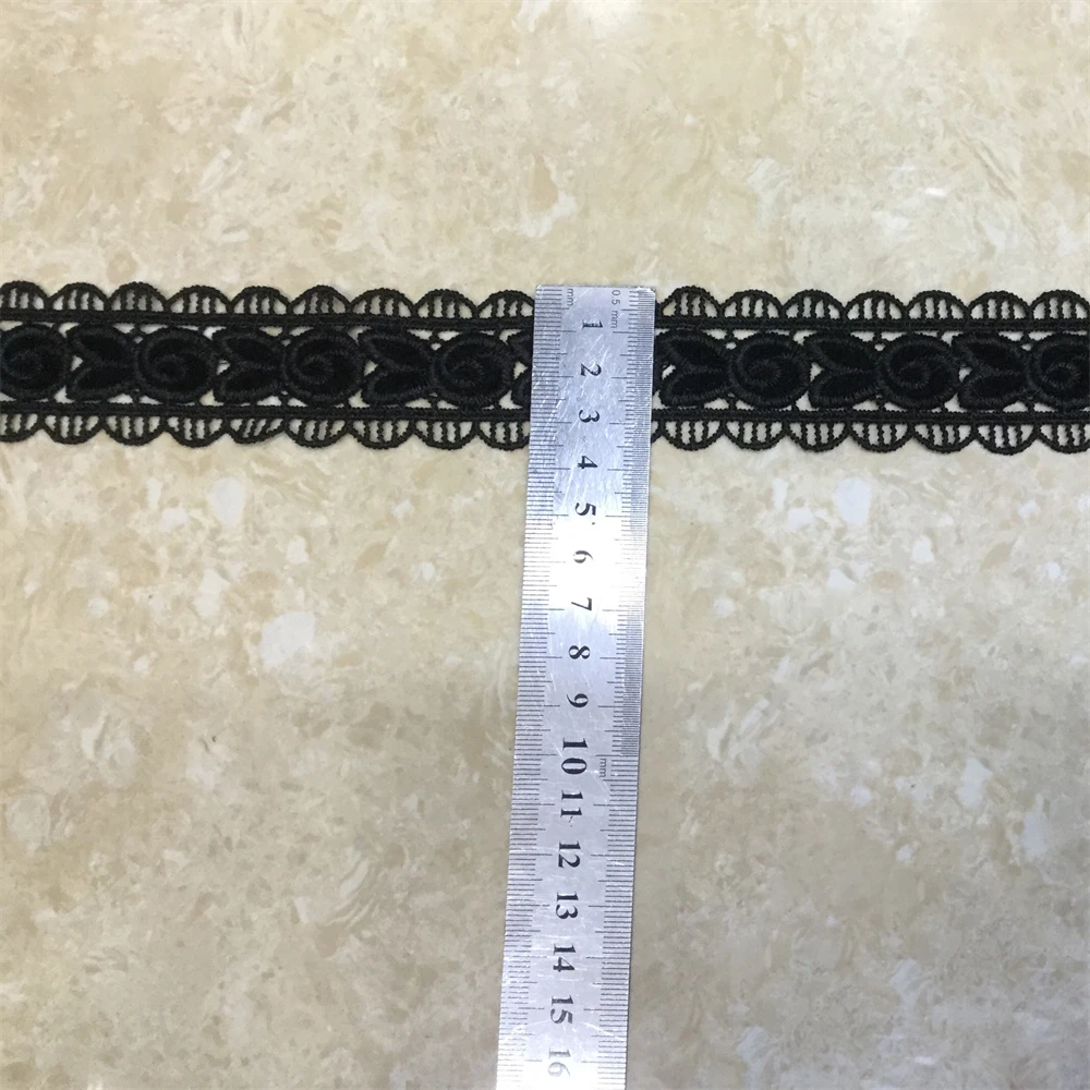 Fashion design Custom made embroidery lace water soluble French lace knit lace trim just a trim for Dresses/Bag/Hair accessories