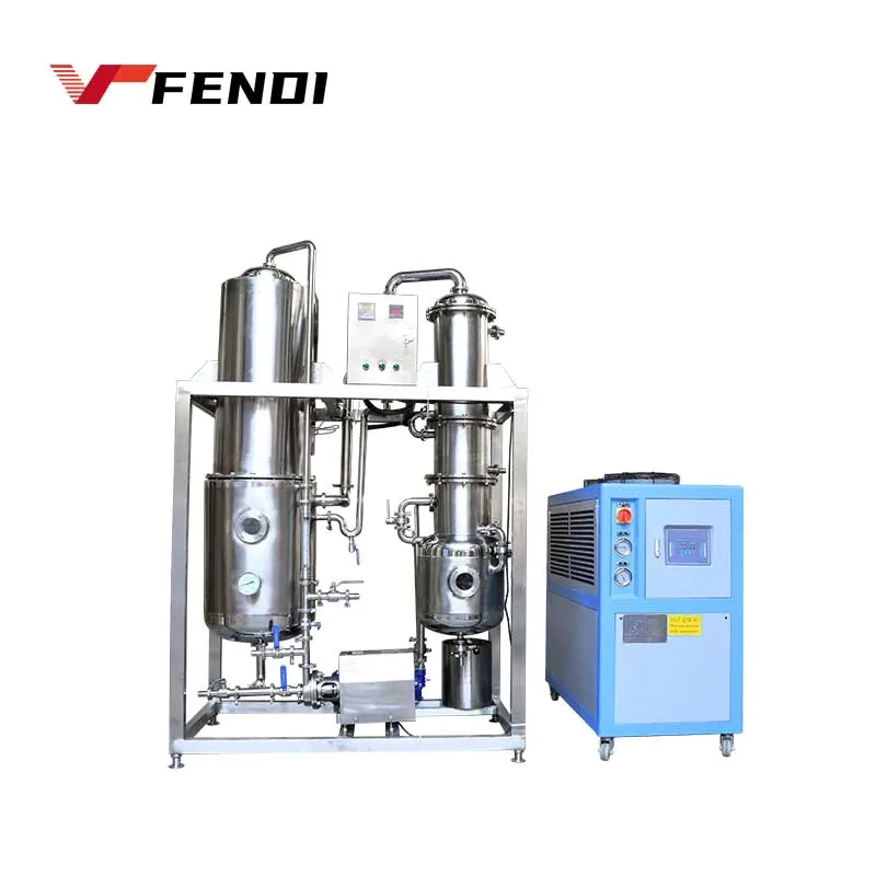 50l/h 5000l high efficient multiple multi effect lab scale climbing and vacuum oil falling film evaporator concentrator