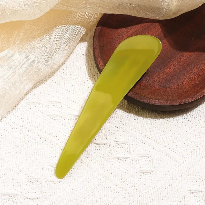 XinMei cellulose acetate hair clips factory wholesale solid color army green hair clips plain large size hair clips for women