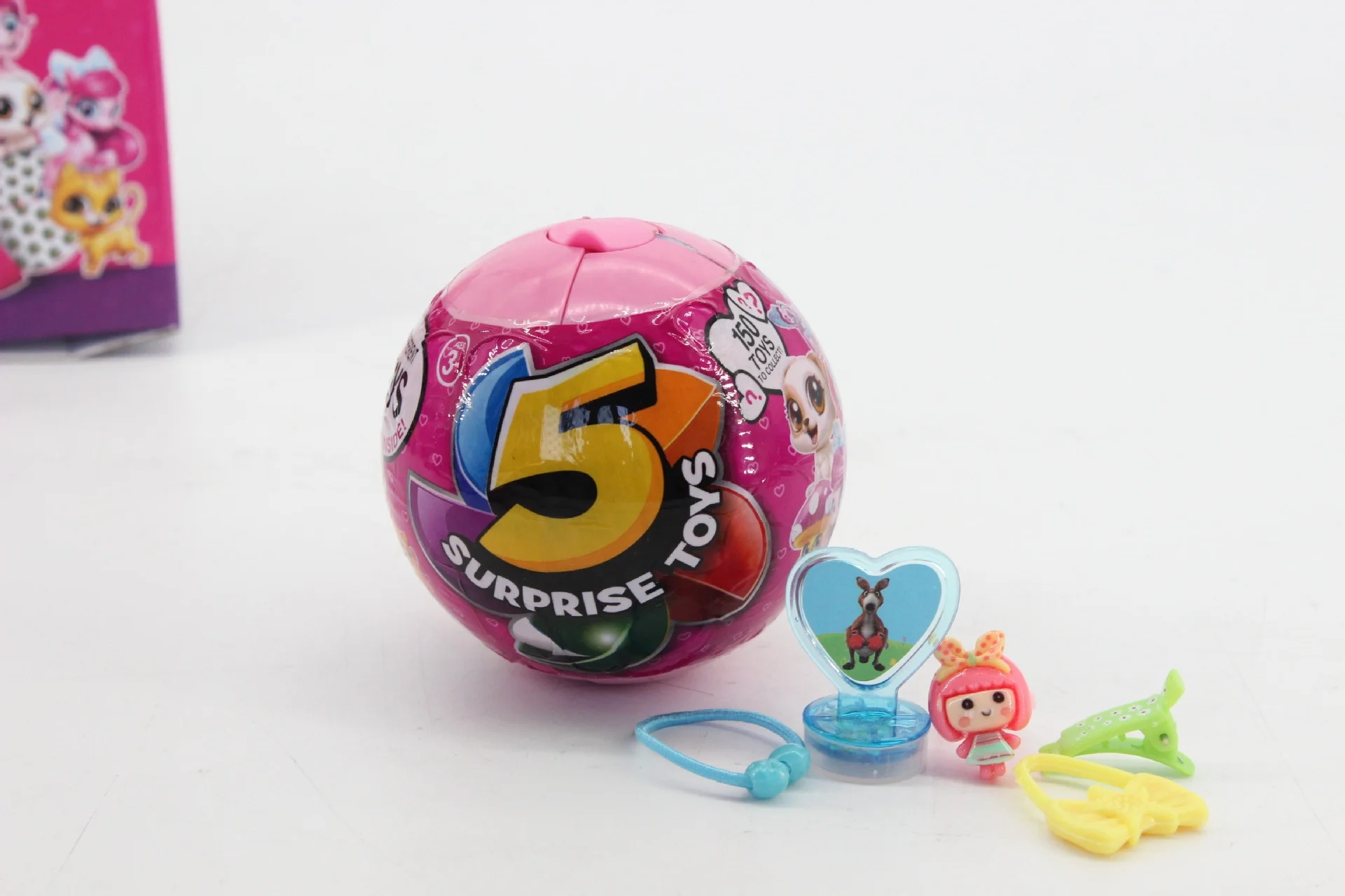 
2021 Hot Popular Gift Newest Funny Game Surprise Ball 5 petals Interesting Petal Ball Blind Box Surprising eggs 