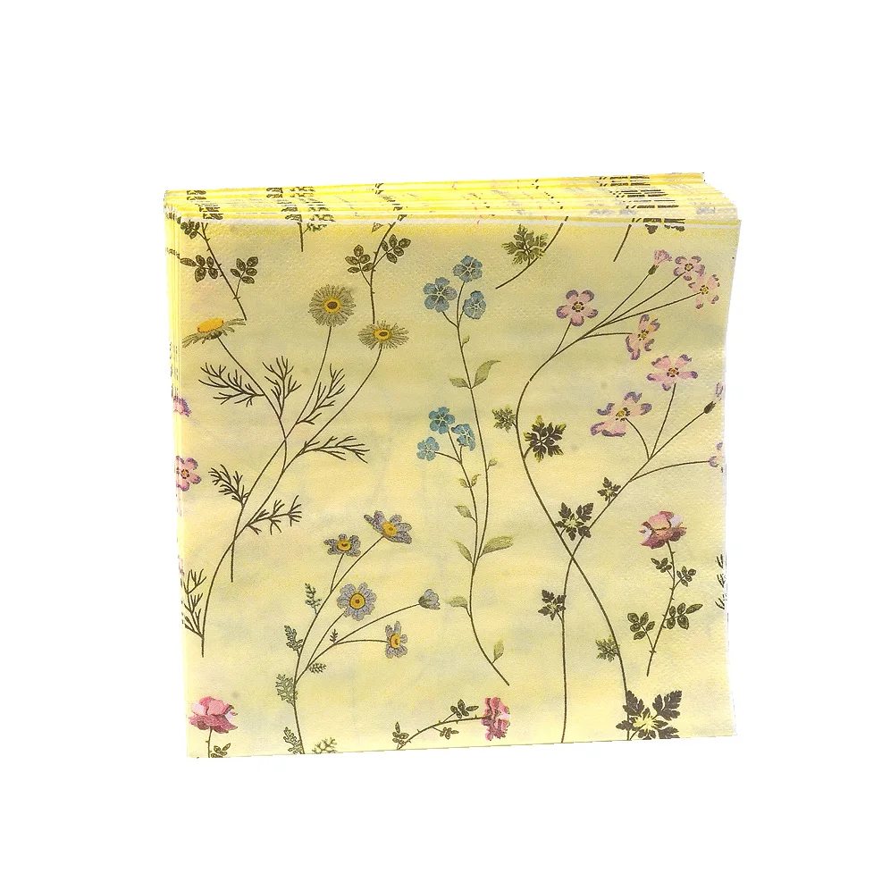 1-4 Color Logo Napkins Paper Custom Napkins For Restaurant Paper Napkins Decorative