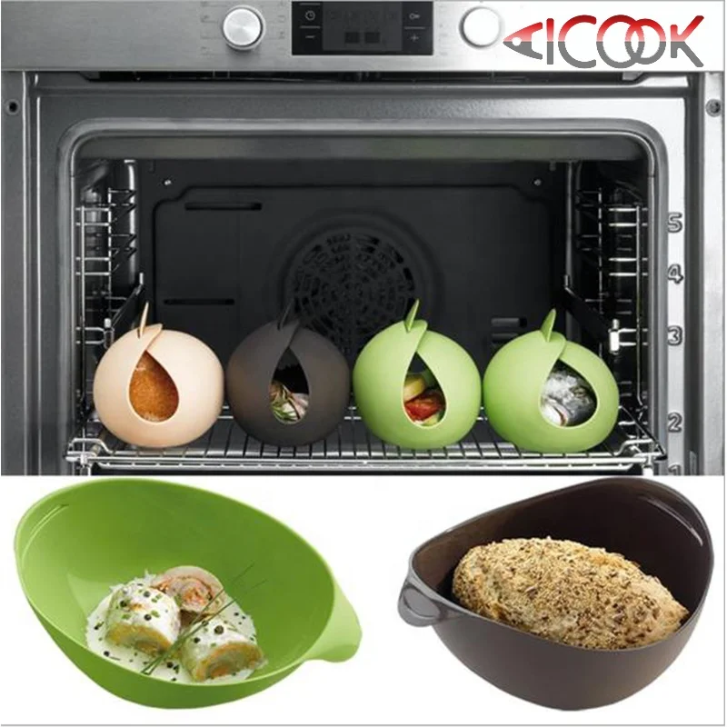 BPA free multifunctional silicone fish steamer