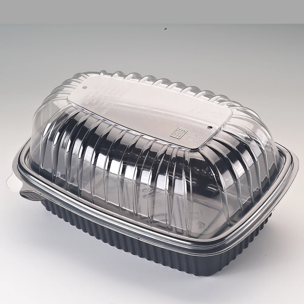 Plastic Disposable Take Away Lunch Box  Compartment Lunch Box Clear Plastic Lunch Boxes