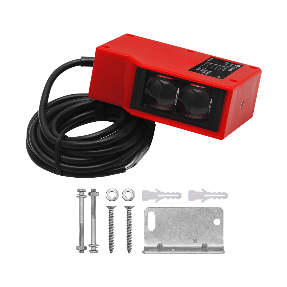 Vehicle 12V 24V Automatic Sensor Reflective Photoelectric Diffuse Reflection Distance Photoelectric Sensor