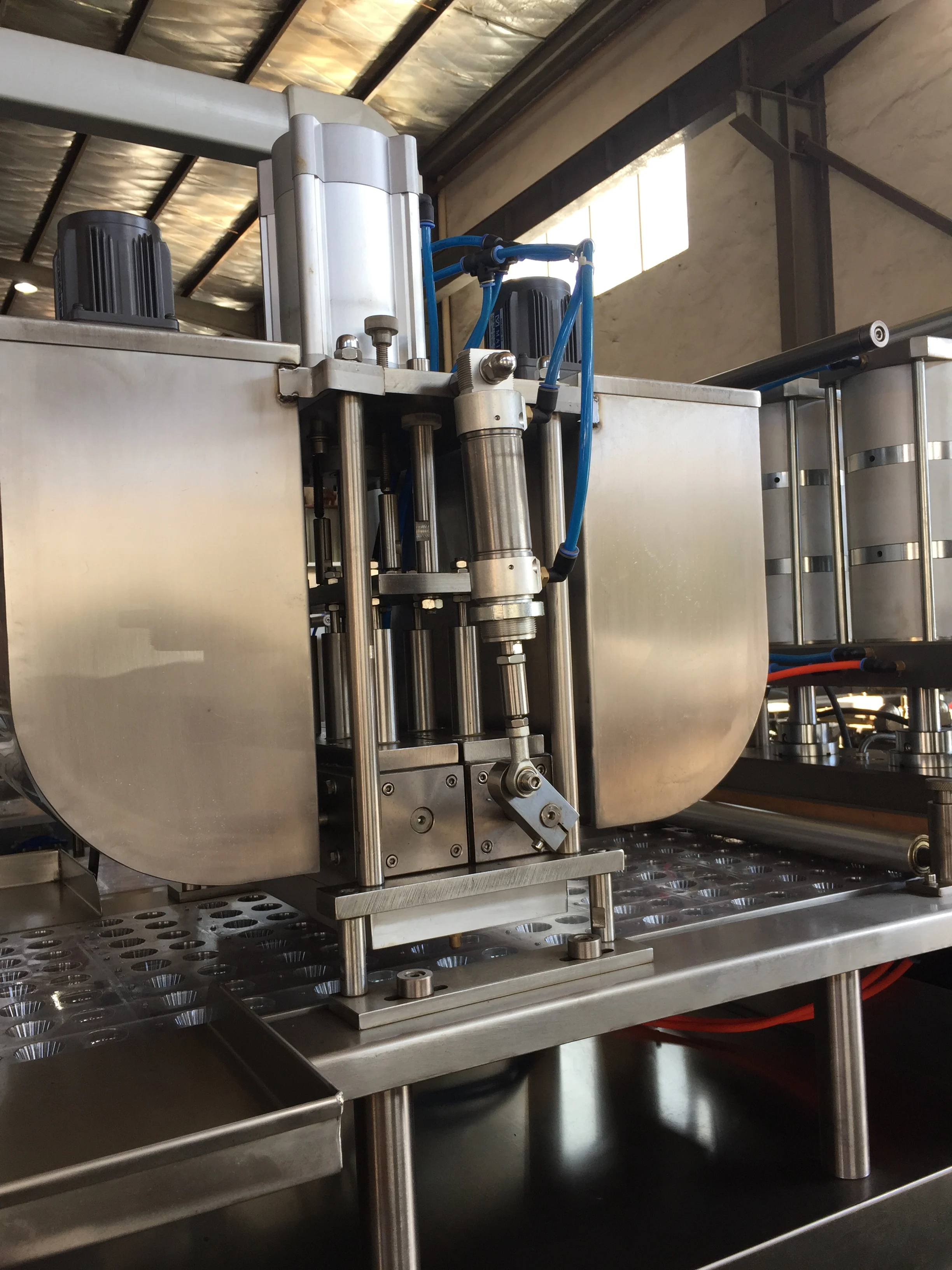 DPB Full Automatic Oil Liquid Blister Packaging Honey Chocolate Sauce Cream Syrup Honey Jelly Cup Food Blister Packing Machine