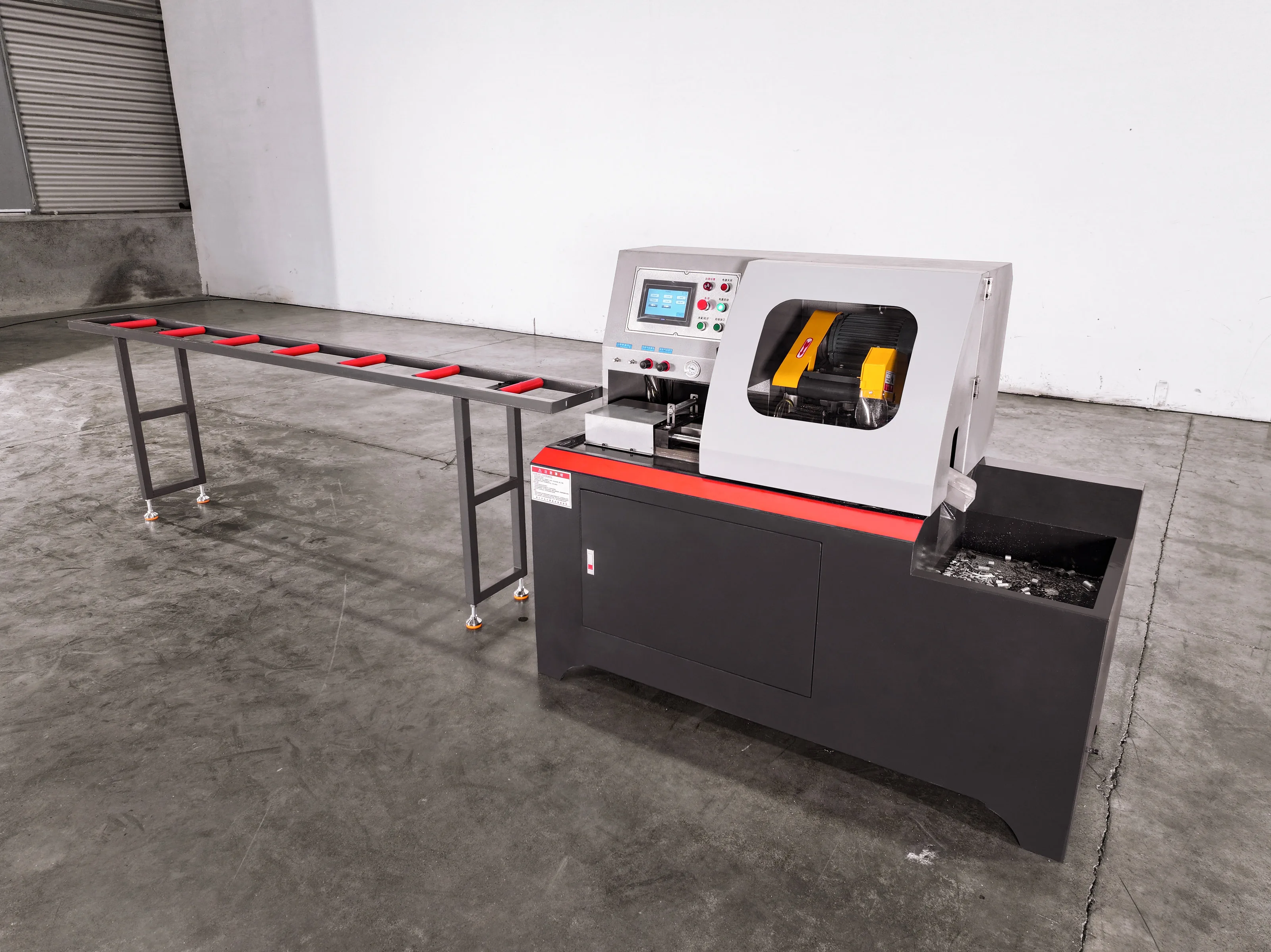 KTC-180NC Automatic Tube Cutter Circular Cold Saw Auto Pipe Cutting Machine With Servo Feeding for Nonferrous Tube Cutting