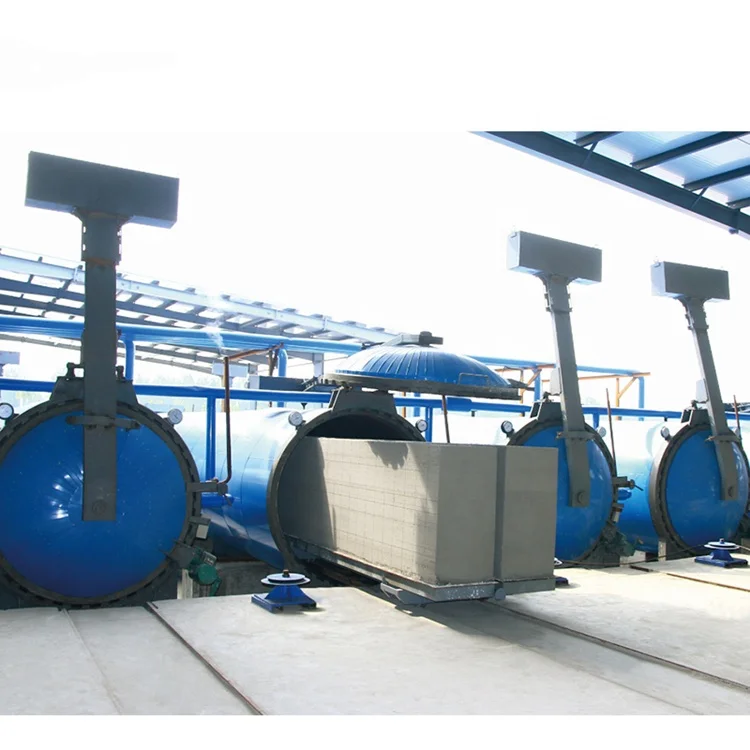 600m3/day Aerated Concrete Autoclaved Hebel panel production line equipment sand brick machine ALC light AAC block making plant