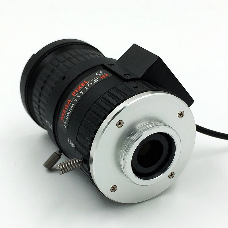4K 12-50mm 8MP Varifocal Auto iris CS Mount CCTV Lens for Road surveillance