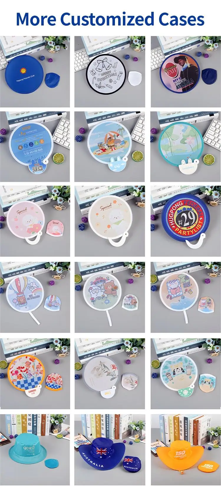 Full Color Collapsible Flyer W/Pouch Custom Flying Disc Promo Toy Gifts Printing Nylon Foldable Folding Fan Factory Price Sale