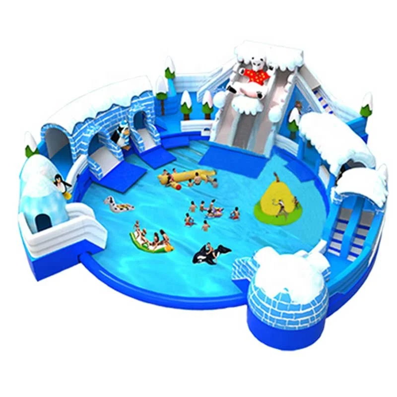 children inflatable theme water park equipment for kids in stock ready to ship for land