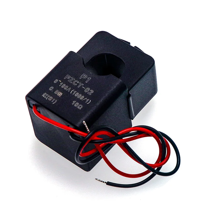 Factory 100A/100mA For Electricity Meters Coil CT Open CT  AC PZCT-02 Split Core Current Transformer