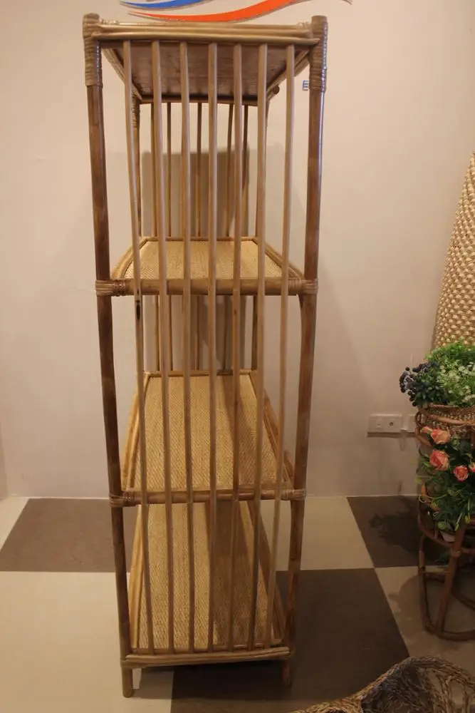 Vintage Decorative Rattan Shelf