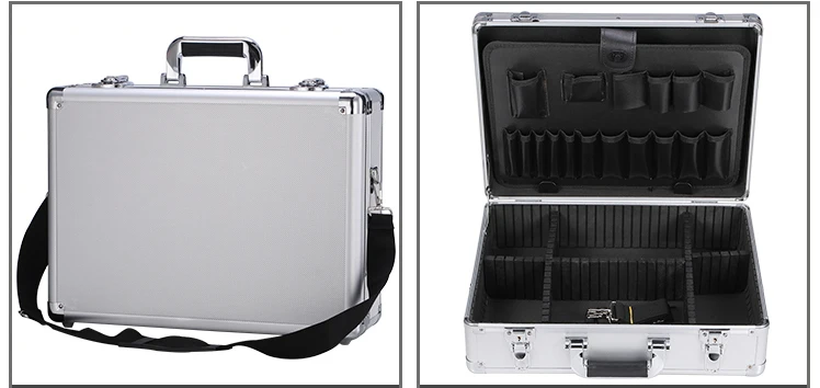 wholesale price briefcase aluminum custom clipper stylist hair carrying scissors case barber tool box hairdresser suitcase