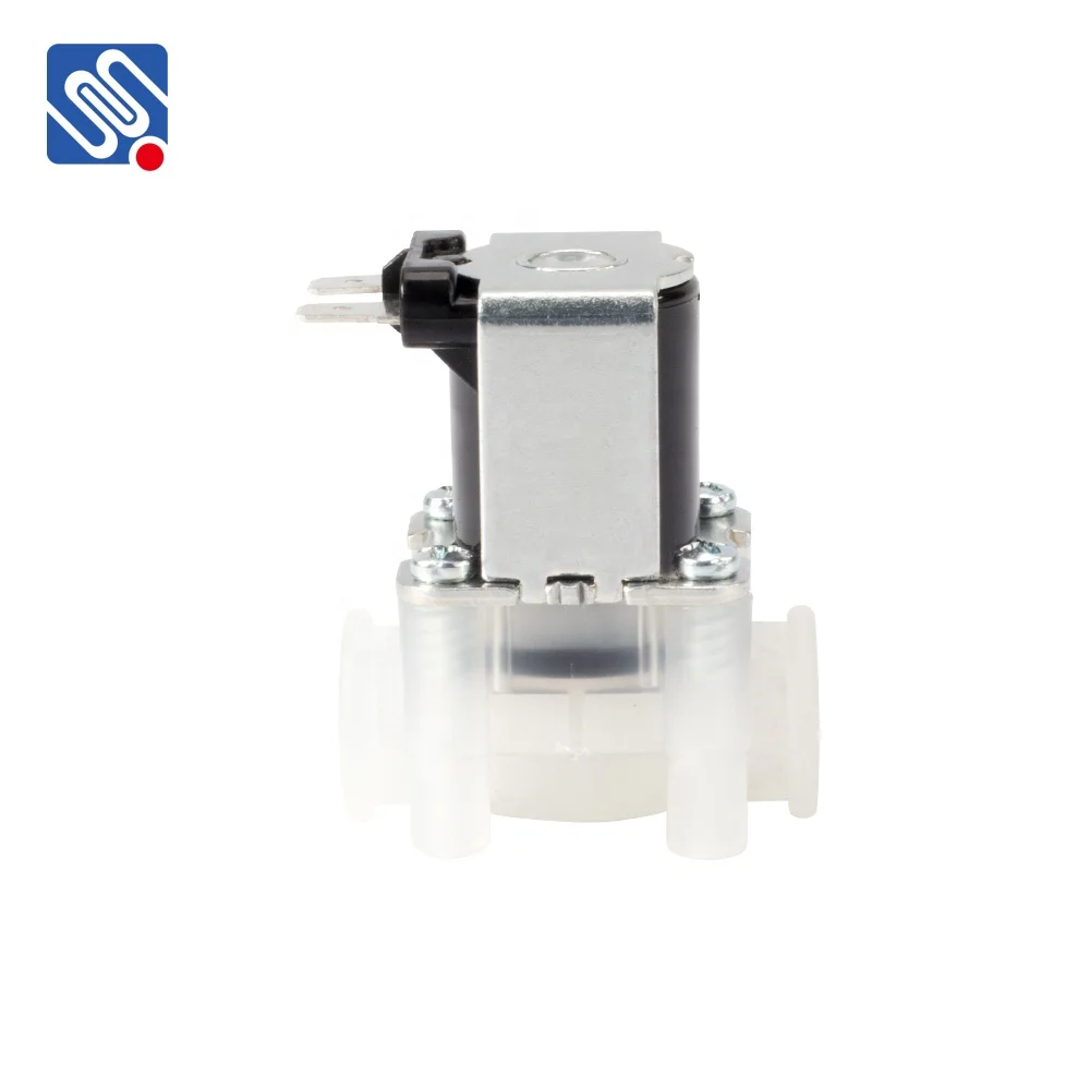 Meishuo FPD360K Food Grade water fountain inlet open type 12v solenoid valve 24v DC refrigerator