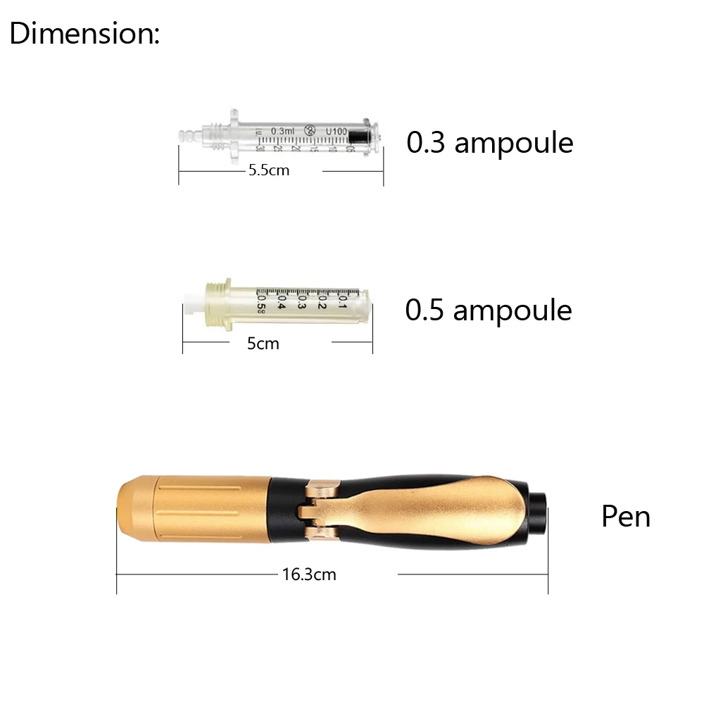 Hiqh Quality Lip Plumper  Pen 0.3  0.5 ml Adapter Ampoules for Lips
