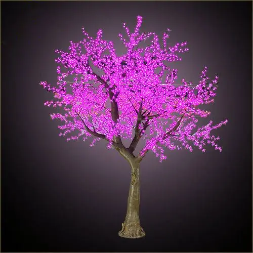 Christmas Event Decoration Street Landscaping Warm White Led Wedding Light Artificial Cherry Blossom Tree