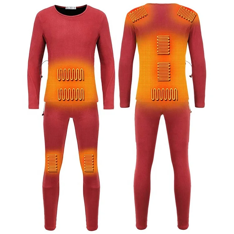 
heated underwear electric warm shirt heated pant heated clothing 12v cheap thermal underwear 