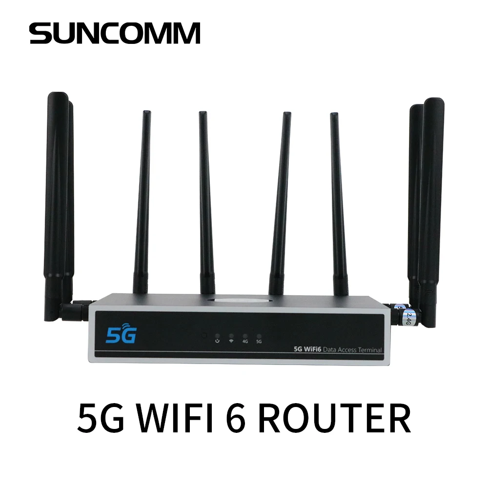 Новый игровой беспроводной маршрутизатор SUNCOMM 5G WiFi 6 модем X55-RF система NSA Bands EasyMesh VPN IPV4 IPV6 TTL
