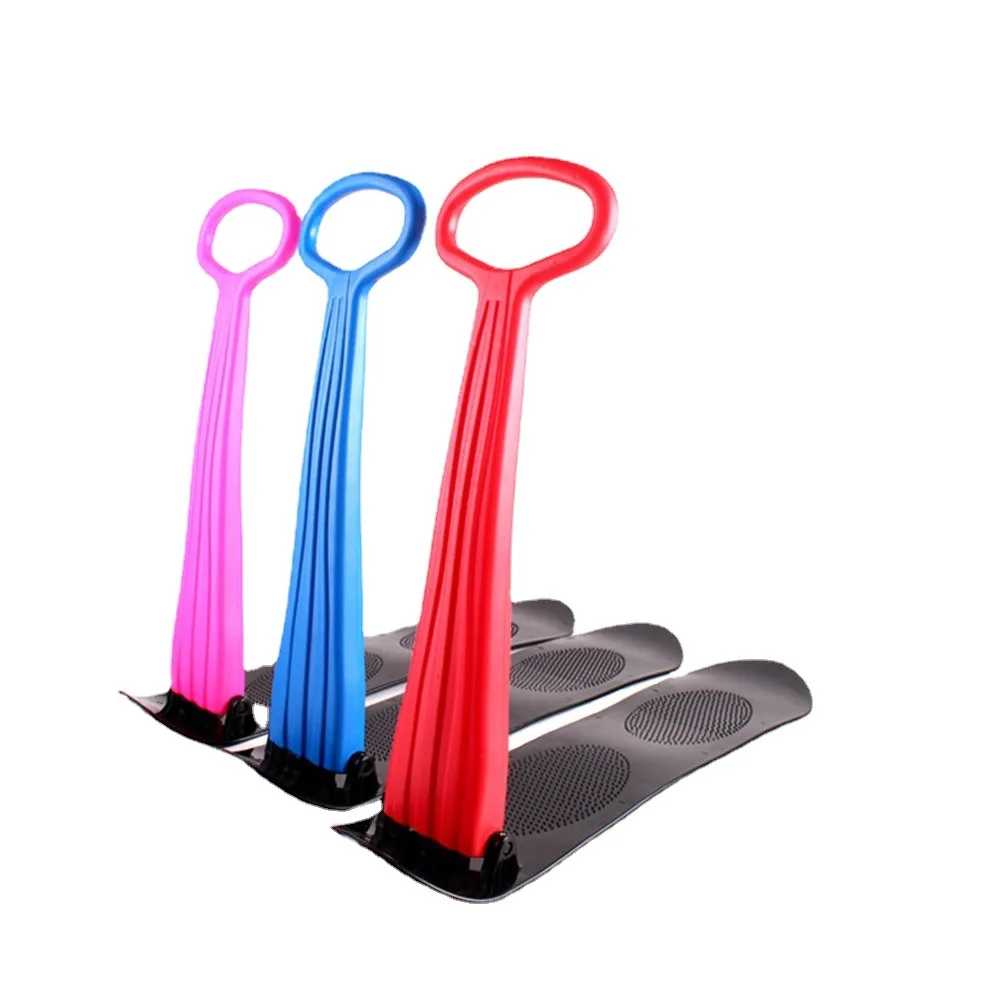 Superio Kids Foldable Snow Scooter Sled Sliding Ski Snowboard with Grip Handle.