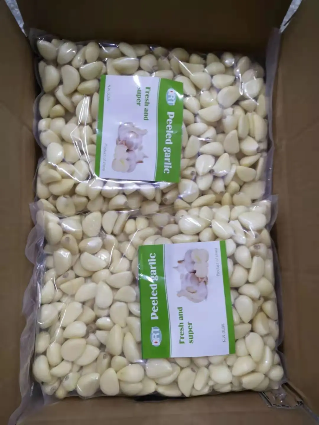 Garlic Peeled Garlic  Vacuum Nitrogen and Jar Packed nitrogen filled peeled garlic