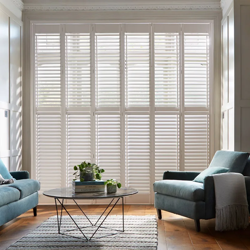 Factory Direct Custom Wooden  Shutter Basswood Plantation Shutter Slat