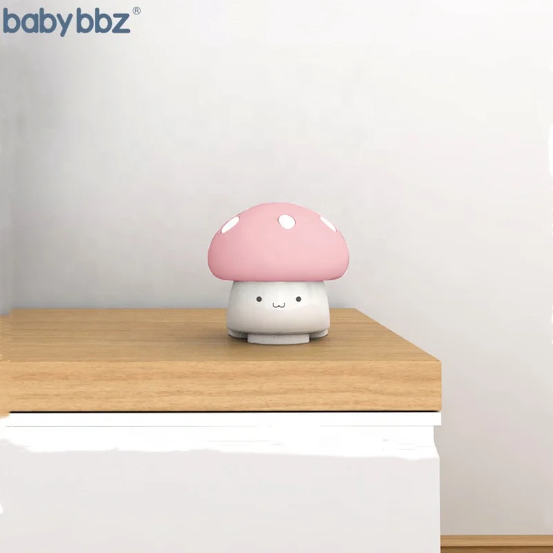 Babybbz Mushroom Cute Door Stopper Baby Proof Finger Pinch Guard Silicone Rubber Door Pinch Guards