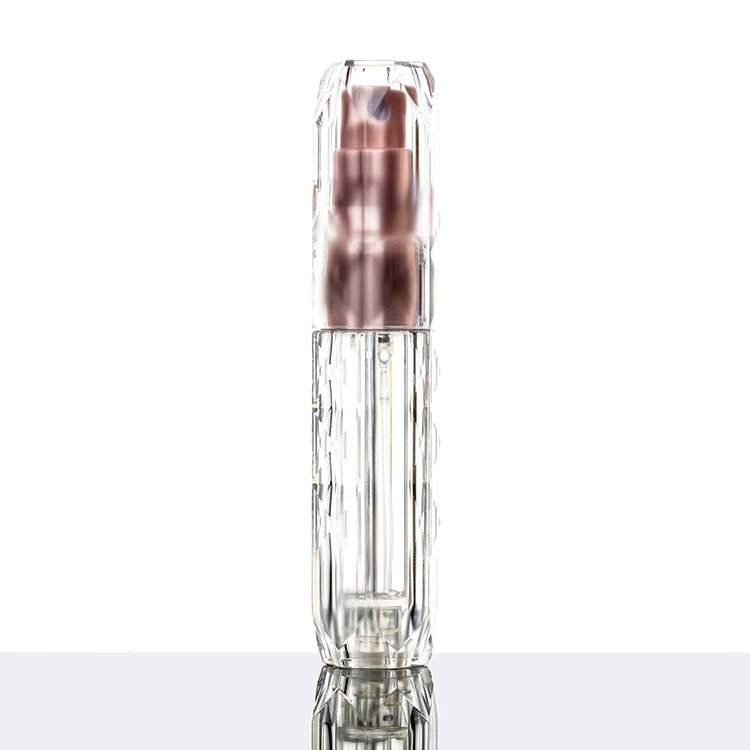 Bottom Filling Empty Slim Perfume Sample Glass Vials Pump Perfume Tester Vials Sprayer Bottle Screen Printing Logo