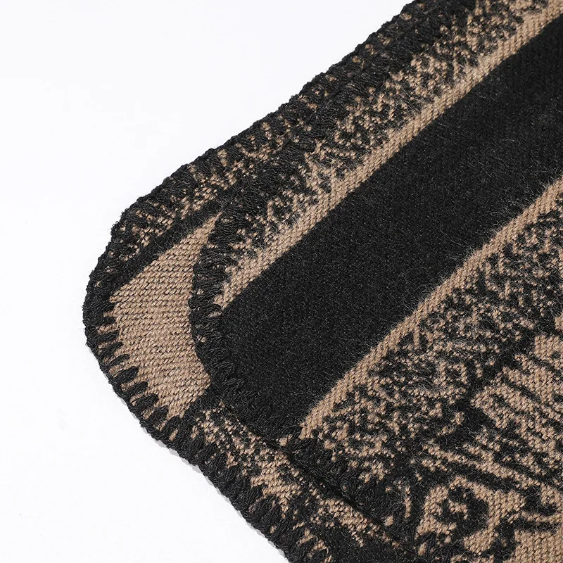 winter new literary and artistic retro shawl female travel scarf ladies winter dual-use outerwear thickened scarf shawl