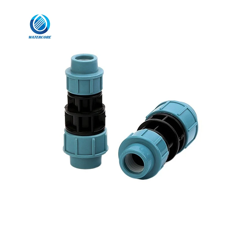 Factory Price PP Compression Fittings DN20-110 PP Reducing Coupling for PE Pipes Water Supply and Irrigation
