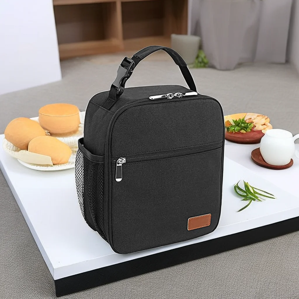 Wholesale Custom Cooler Bags Food-Grade Polyester Insulated Lunch Box Mesh Tote Picnic Bag Cartoon Pattern Waterproof