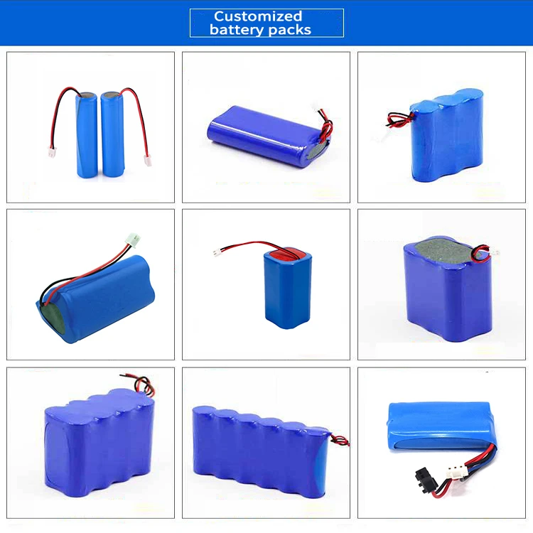 Deep Cycle Life 3.7V 800 mAh 1600mAh 6500mAh icr18650 Lithium Ion Battery Pack for Street Lights