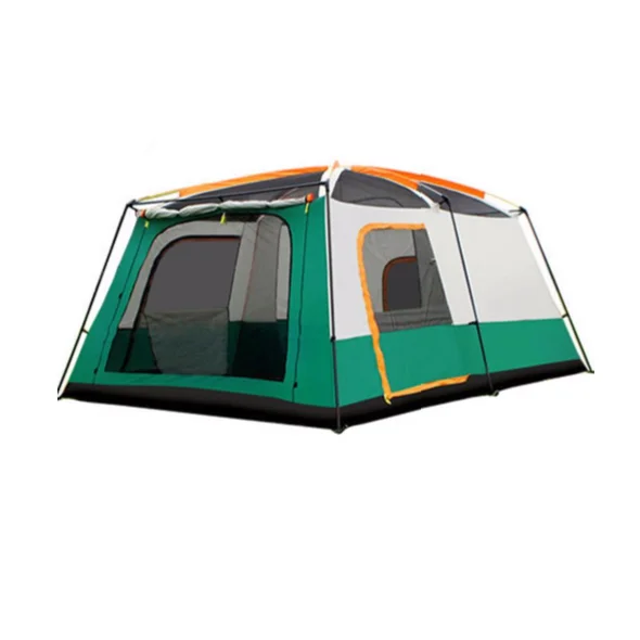 New Design Outdoor Waterproof  8-12 Persons Large 2 Rooms 1 Living Room Family Camping Tents