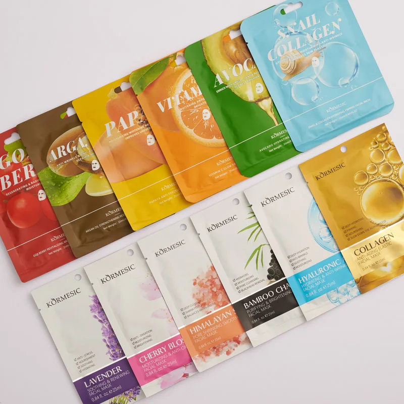 KORMESIC Korea private label fruit facial mask skin care sheet mask