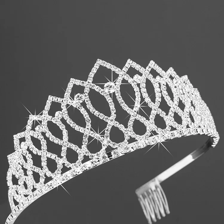 
Crystal Rhinestone Bejeweled Bridal Headdress Hair Accessories Wedding Hair Decoration Crown 